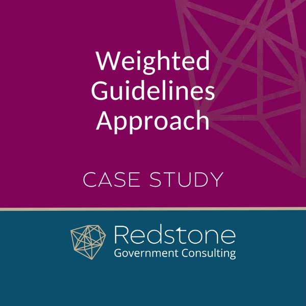 Case Study Weighted Guidelines Approach - Redstone GCI