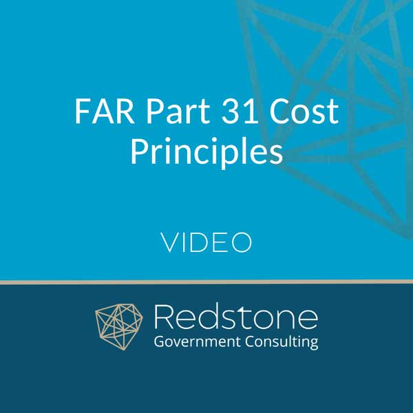 FAR Part 31 Cost Principles