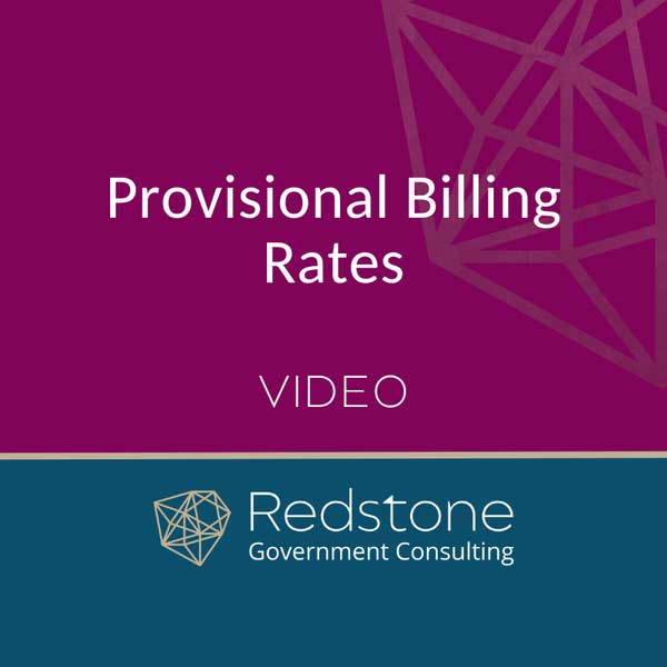 Provisional Billing Rates