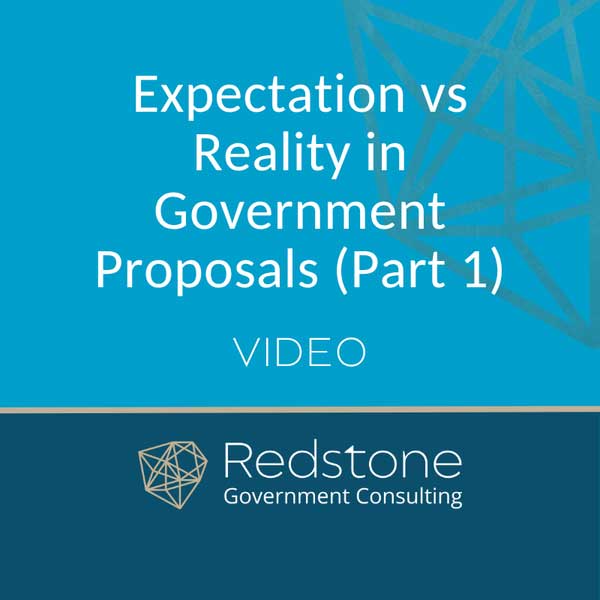 Expectation vs Reality in Government Proposals (Part 1)