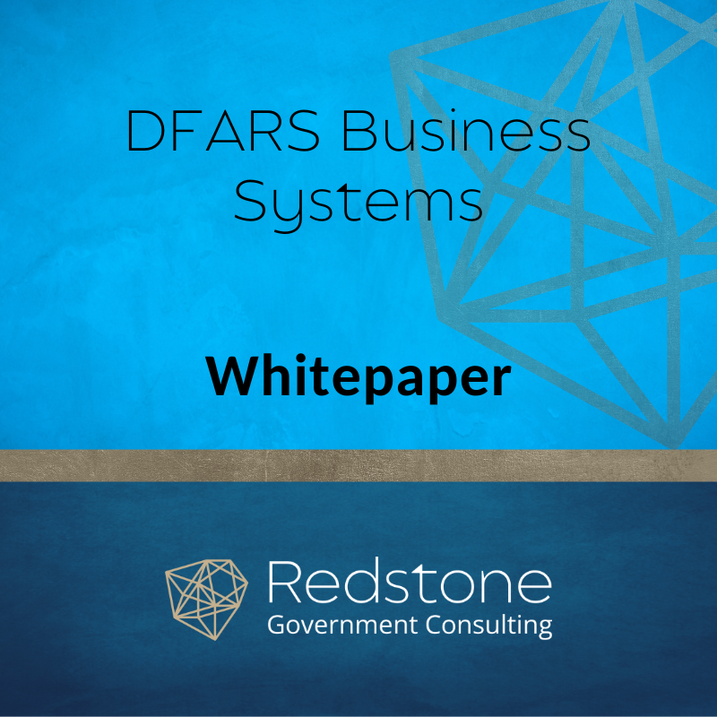DFARS Business Systems - Redstone GCI
