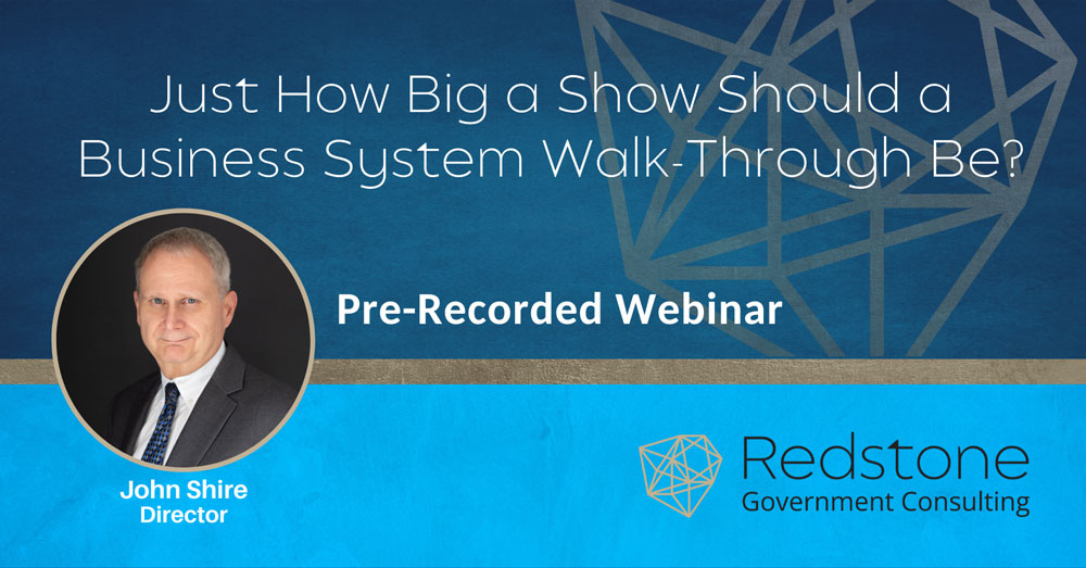 RGCI Just How Big a Show Should a Business System Walk Through Be Training Webinar Featured Page