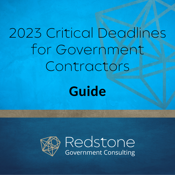 RGCI 2023 Critical Deadlines for Government Contractors