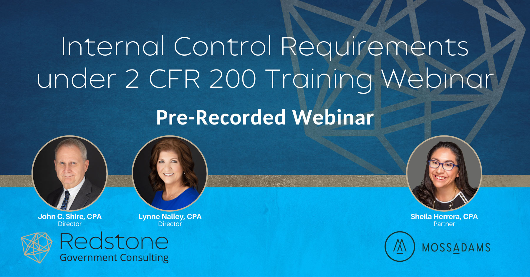 RGCI Internal Control Requirements under 2 CFR 200 Training Webinar Featured Page