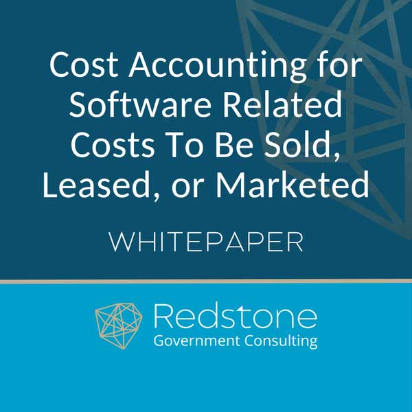 Whitepaper: Cost Accounting for Software Related Costs To Be Sold, Leased, or Marketed
