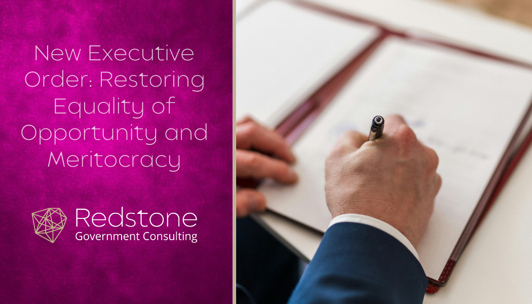 RGCI - New Executive Order Restoring Equality of Opportunity and Meritocracy