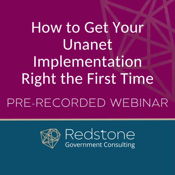 How to Get Your Unanet Implementation Right the First Time Training Webinar