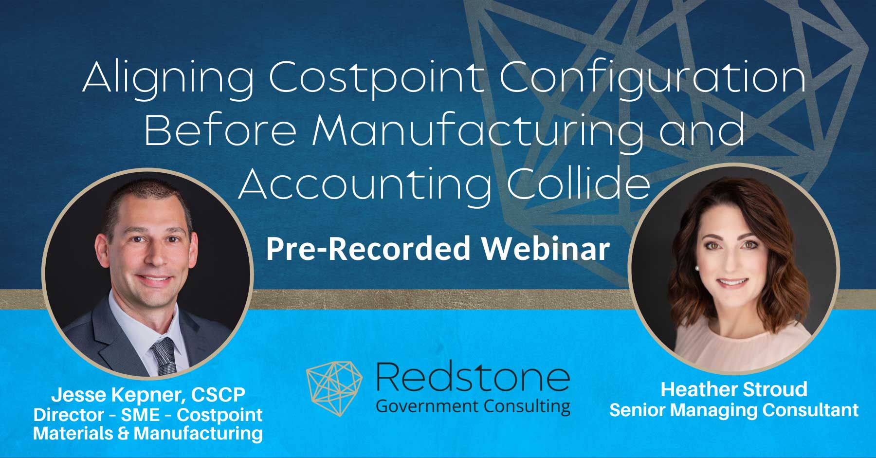 Aligning Costpoint Configuration Before Manufacturing and Accounting Collide